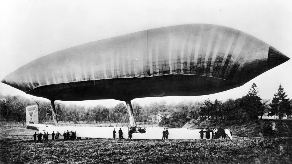 Who invented the dirigible?